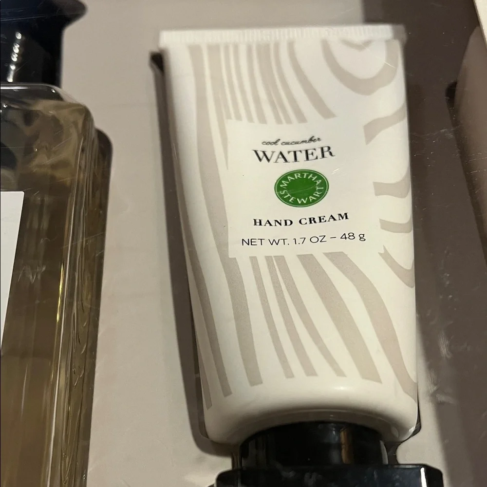 Martha Stewart Cucumber Water Hand Soap and Lotion Set - Picture 4 of 7